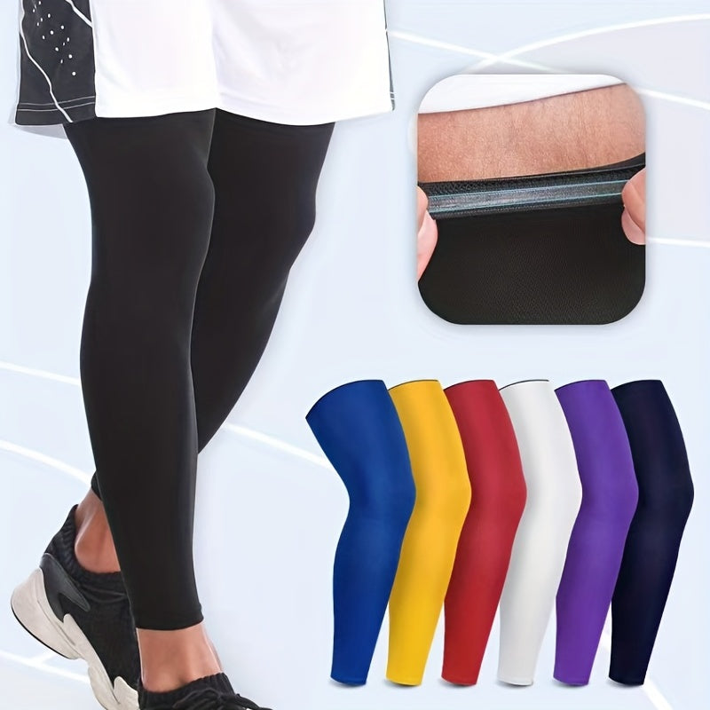 1pc2pcs Sports Knee Sleeve Breathable Compression Leg Pads Warm And Comfortable Leg Sports Leg Covers Suitable for Outdoor Sports Basketball Football Running Cycling Mountaineering